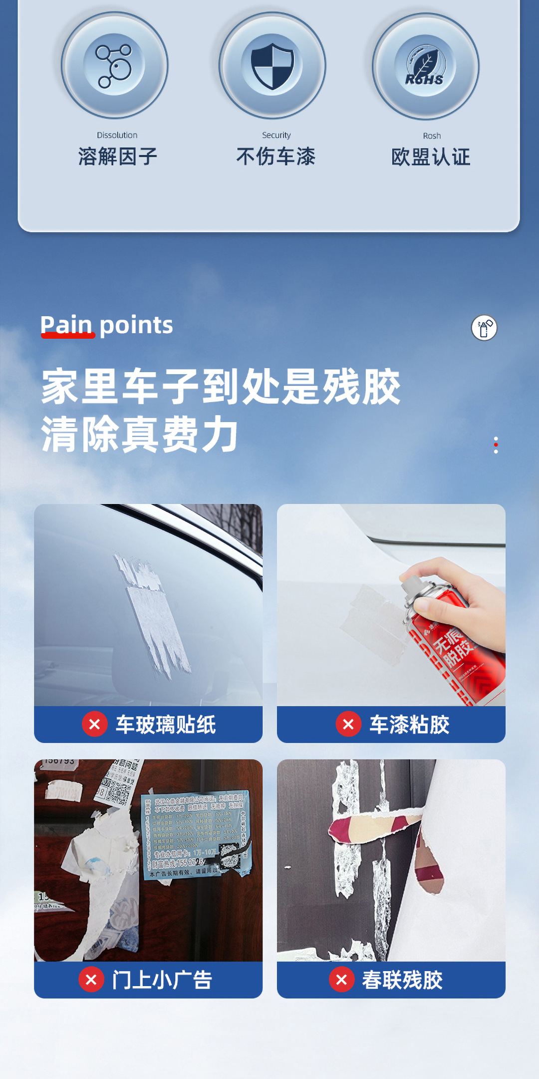 【Glue Remover】Household Powerful Glue Remover, Multifunctional Adhesive Remover for Cars, Self-Adhesive Glue Remover