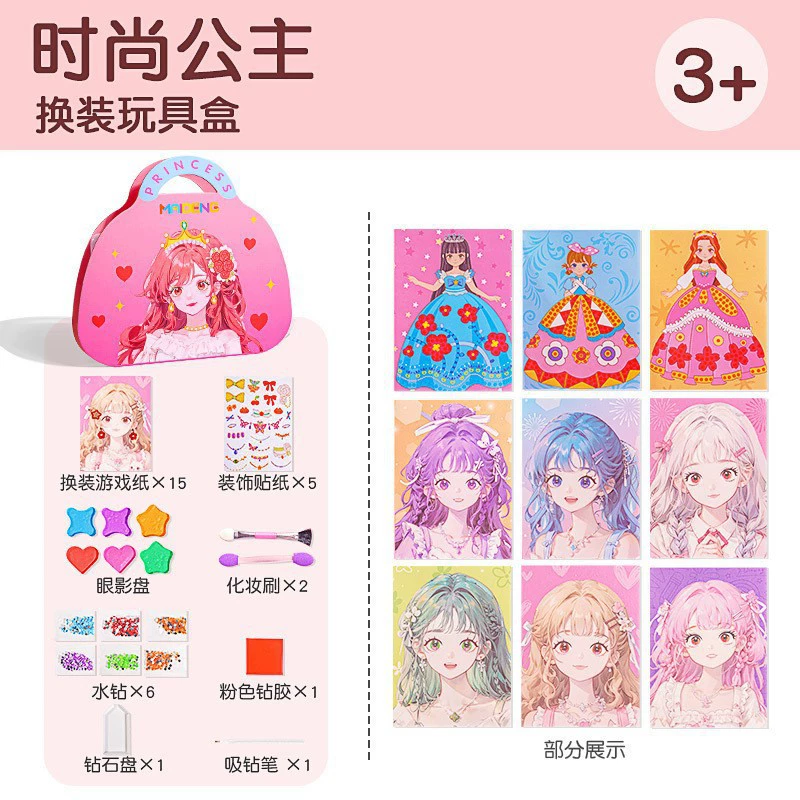 Косметичка для макияжа, игрушка, модная наклейка для костюма, сделай сам, городской стиль