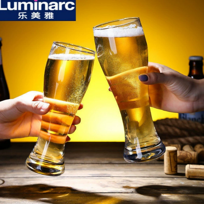 Кубок розового пива для талии Кубок крафтового пива бессвинцовое стекло большой емкости фруктовый сок стакан европейский стиль бизнес-бар бокал вина