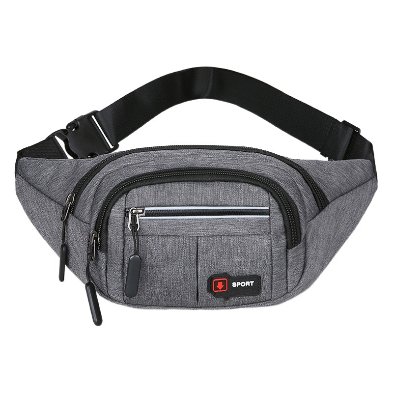 Deportes al aire libre multifuncional impermeable bolso de la cintura hombres y mujeres de gran capacidad caja registradora negocio sitio de construcción trabajo teléfono móvil bolsa