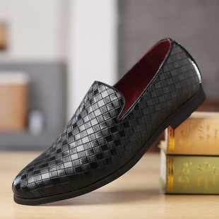 Men's Shoes New Lefu Shoes Slip-on Trendy Four Seasons Breathable British Business Men's Casual Wear-resistant Peas Shoes