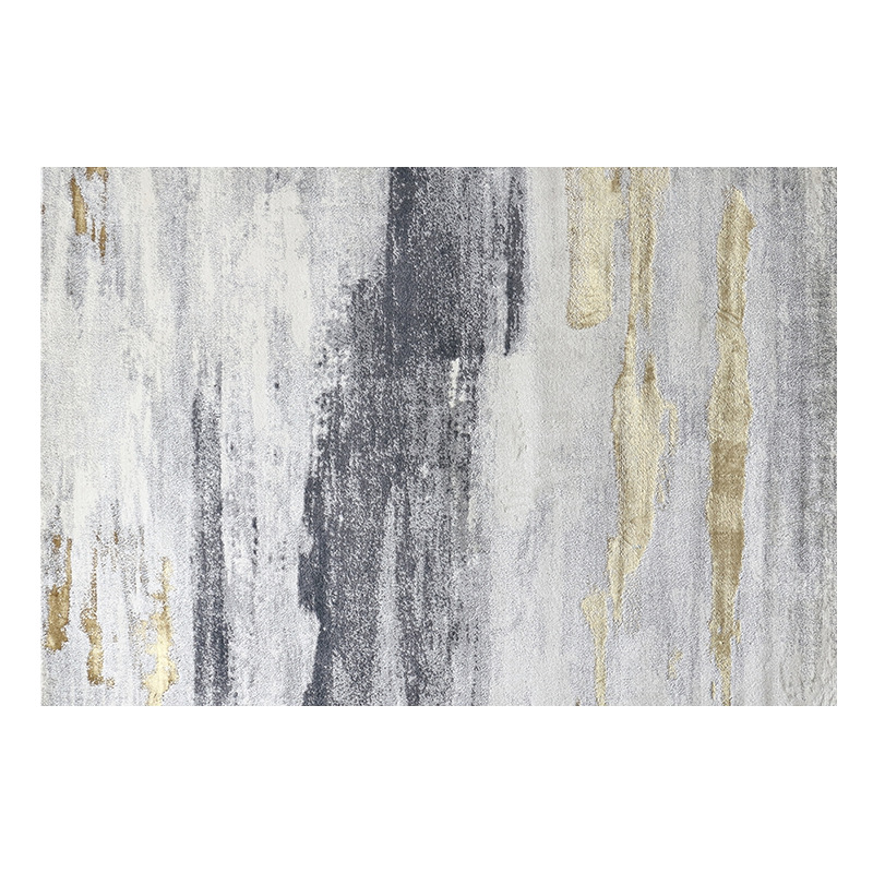 Alfombras de estilo moderno de lujo ligero alfombras de cama alfombras de sala de estar gruesas alfombras resistentes a la suciedad fácil de cuidar alfombras antideslizantes se pueden cortar