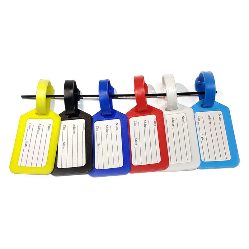 In stock luggage tag trolley case Hotel Airport anti-lost address tag overseas study luggage boarding pass