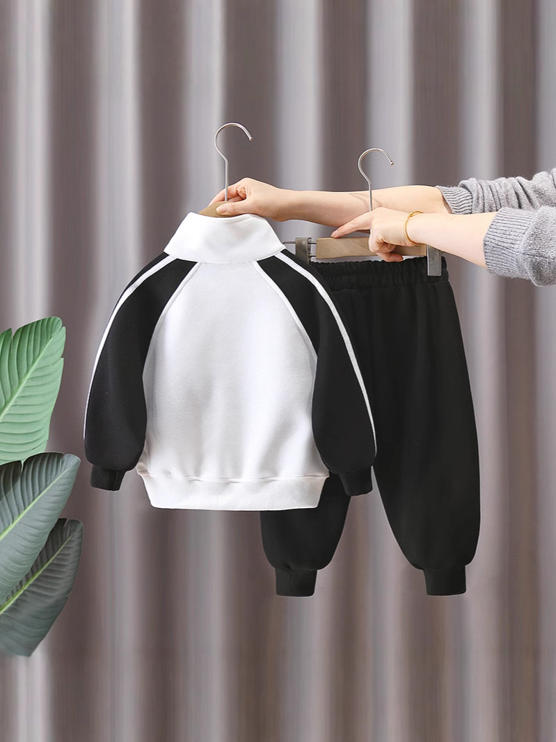 Conjunto de Dos Piezas de Ropa Deportiva para Niños, Modelo 7616, Primavera-Otoño 2026, Sudadera Informal de Primavera