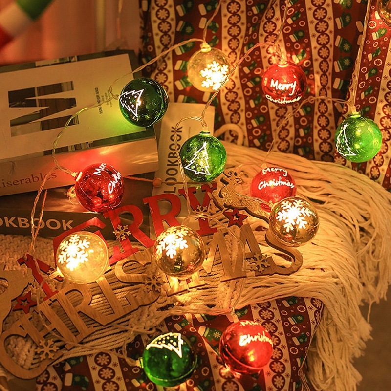 LED transfronterizo decoración de luces Santa muñeco de nieve árbol de navidad luces de atmósfera luces de navidad luces de color luces de luz de cadena