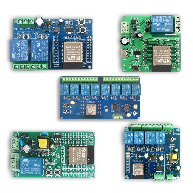 ESP32 WIFI蓝牙BLE单路双路4路8路 继电器模块 ESP32二次开发板