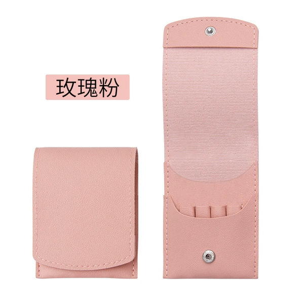 Rose pink leather bag