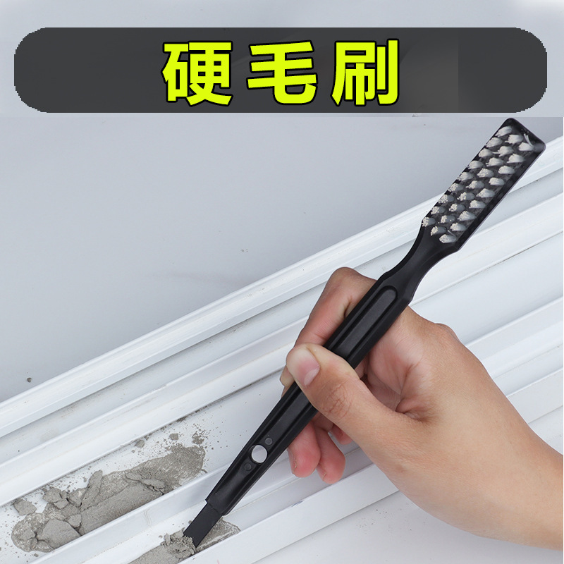 Window Groove Groove Cleaning Sweep Gap Brush Cleaning Household Groove Tool Soft Bristles Housekeeping Cleaning Special