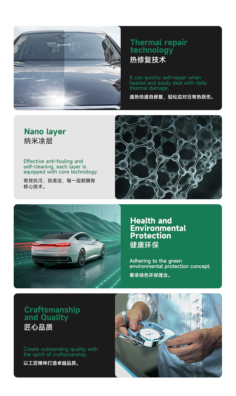 Tpu Invisible Car Cover, Car Paint Protection Film, Ppf Factory Direct Supply, Anti-Scratch, Anti-Yellowing, Anti-Dirt, Transparent Protective Film