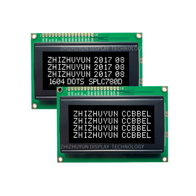 Гарантия качества 1604A Символьный экран синий фильм LCD дисплей 16*04 промышленный контрольный аппарат промышленный дисплей