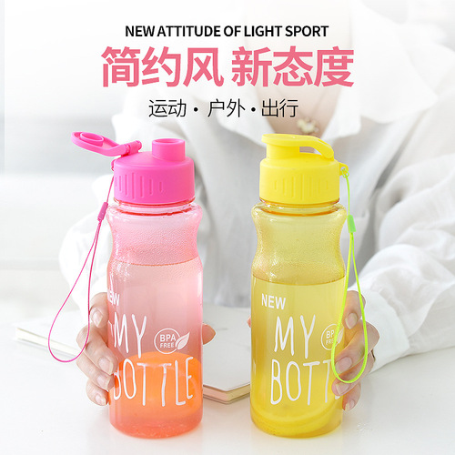 pet sports direct drinking cup space cup cold water milk tea cup portable student male and female plastic cup gift wholesale