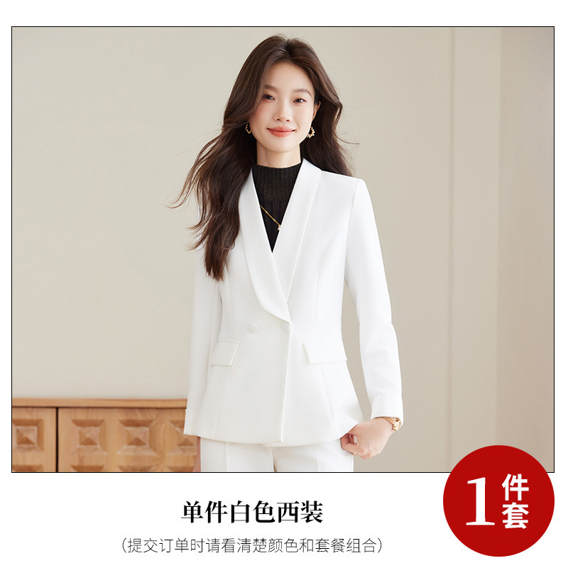 黑色西装套装女工作服2025新款秋季气质正装御姐风高级感职业西服|undefined