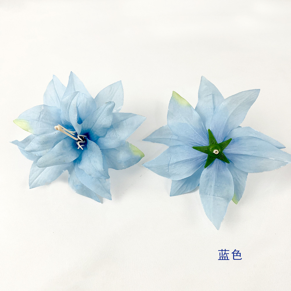 파란색