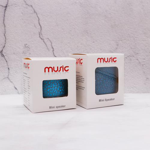 Crack Bluetooth audio card mobile phone computer small steel cannon mini subwoofer wireless led light-emitting small speaker