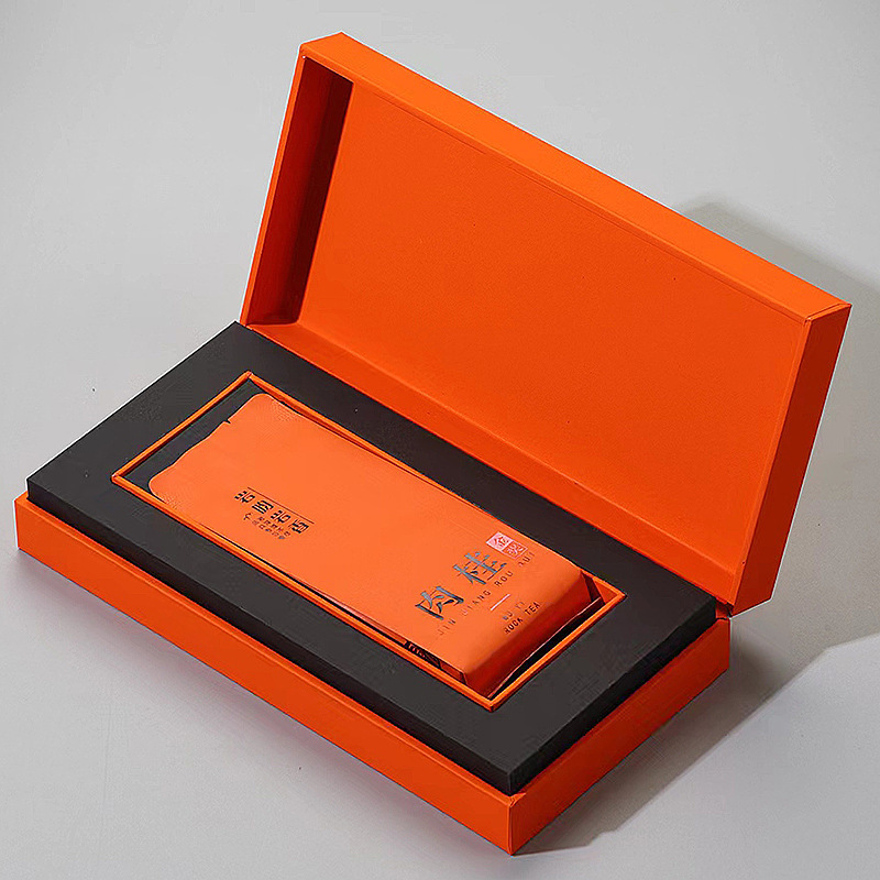 2023茶叶包装盒空礼盒肉桂岩茶红茶水仙金骏眉随手礼礼盒装空盒子