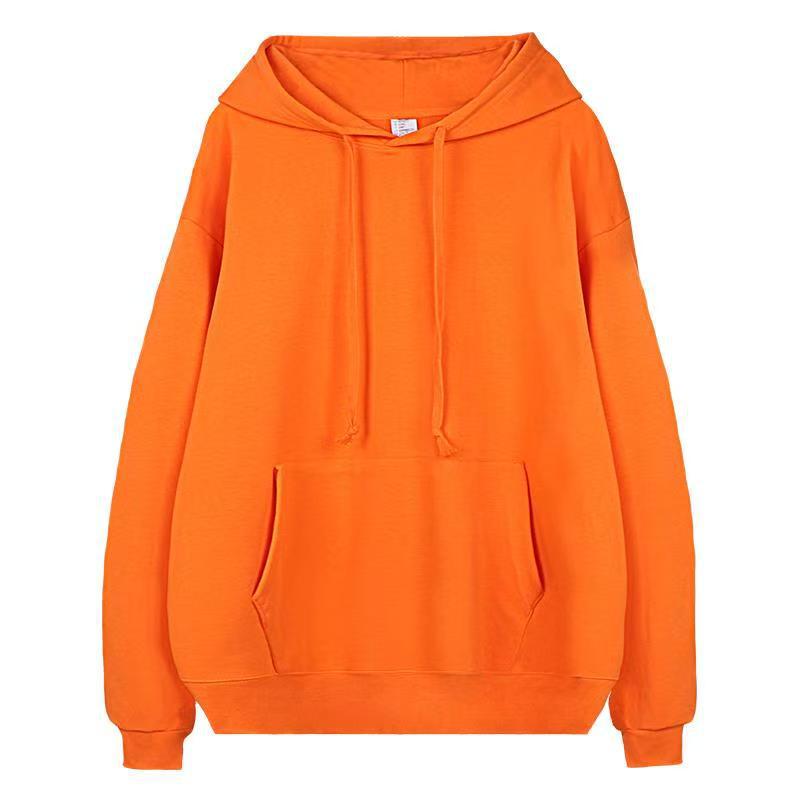 360 terry hoodie - tangerine