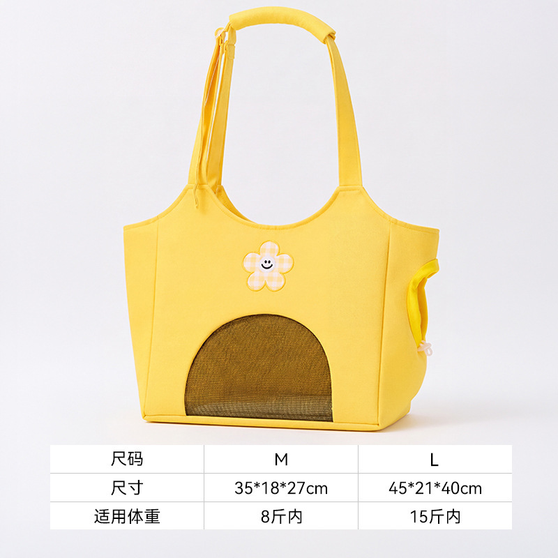 Yellow cute shopping bag