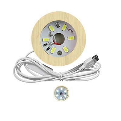 Деревянная основа с подсветкой DIY ночная лампа основание акриловые деревянные изделия LED полоса база