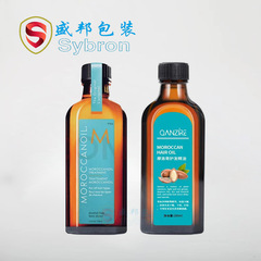 スポット50ml茶色モロッコ同种ヘアケアエッセンシャルオイルボトル100ml扁方エマルジョンエッセンス原液分注ボトル