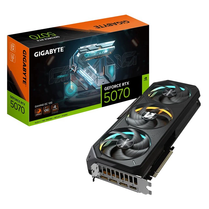 Гигабайт GeForce RTX5070 Gaming OC 12G DLSS4 для игровой видеокарты e-sports