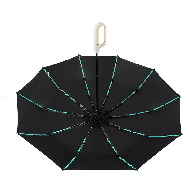Big automatic handheld umbrella, fully automatic, increased thickness, sun protection, wholesale