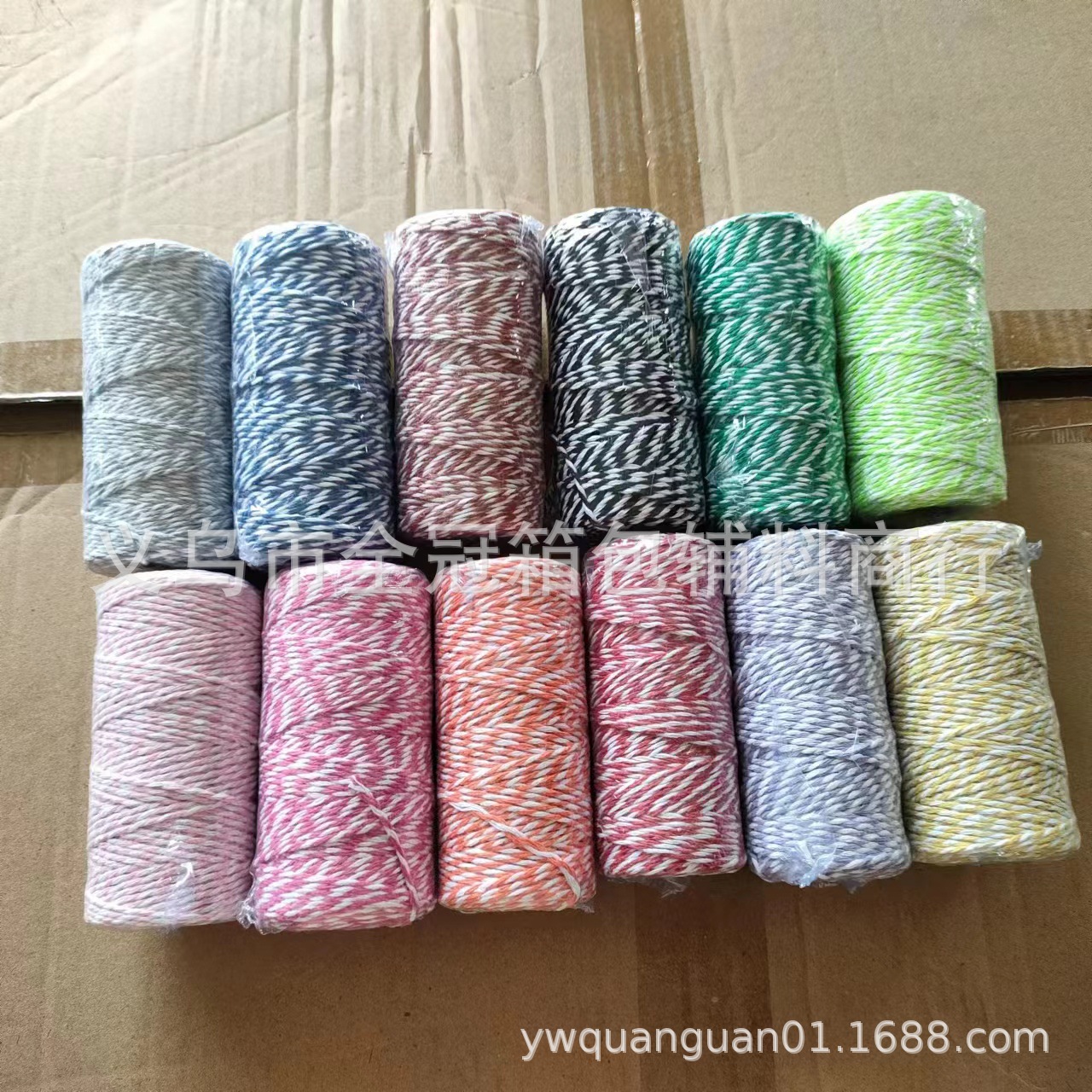 새로운 색상 DIY 결혼 선물 포장 장식 2 색 코튼 로프 ZONGZI 로프 크랩 로프 태그 얇은 코튼 로프 2MM