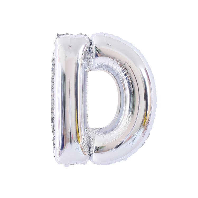 32 pulgadas 40 pulgadas 16 pulgadas inglés carta globo de aluminio fiesta de cumpleaños decoración de la boda papel de aluminio globo escena diseño