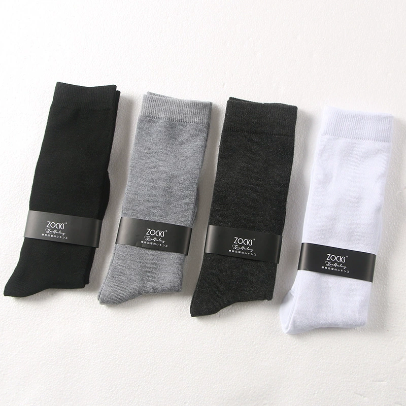 Черные носки Женские носки средней длины Весенне-летние носки из чистого хлопка с кибер-Красной манжетой Хлопковые стопки Женские чулки JK с кожаной обувью