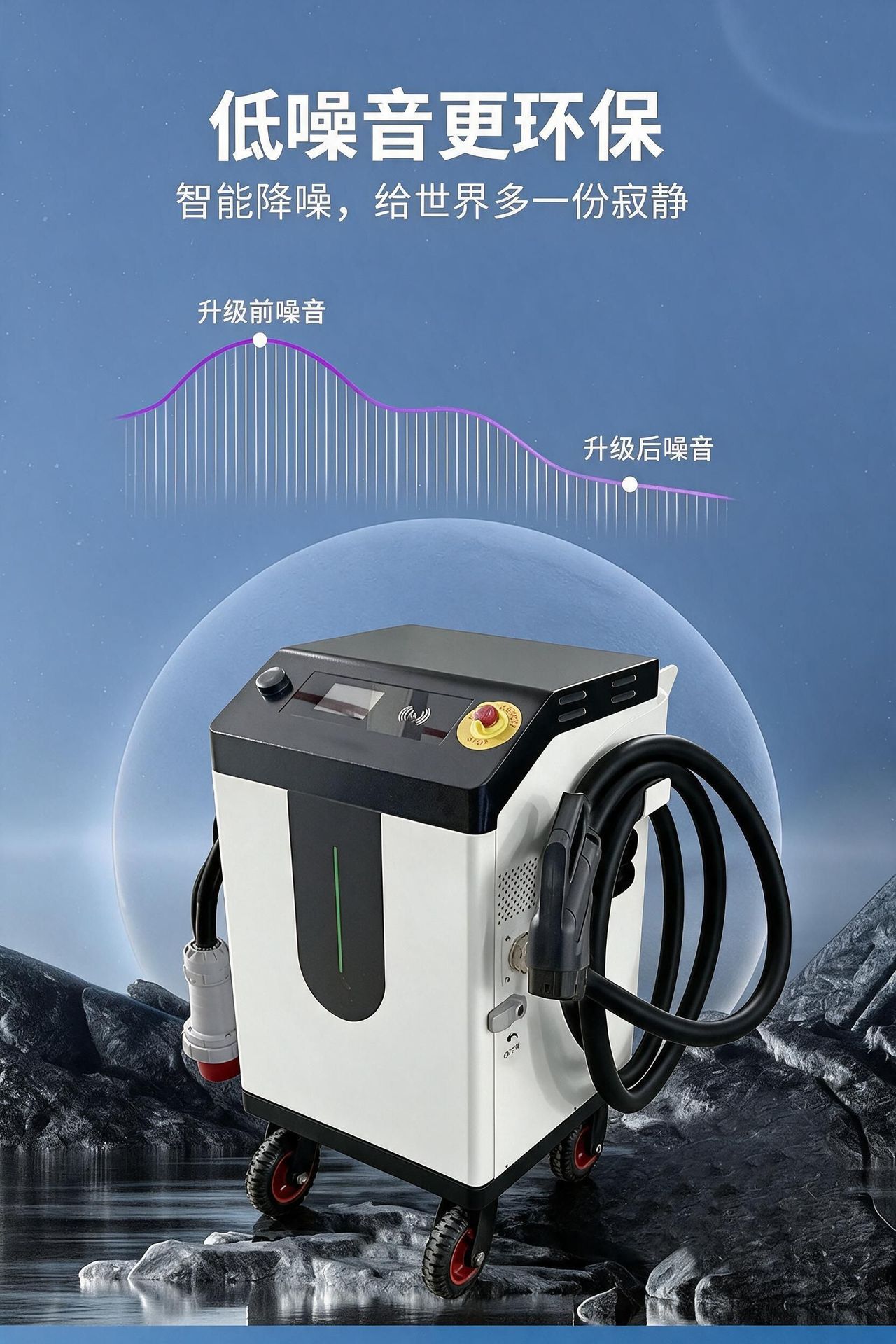 European Standard Portable Dc Mobile Charging Station 30/80Kw New Energy Outdoor Car Charging Equipment