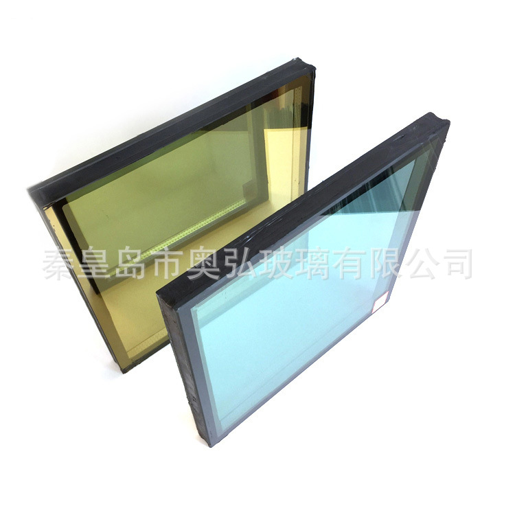 6+12A+6LOW-E镀膜钢化中空玻璃生产加工  幕墙双层中空玻璃