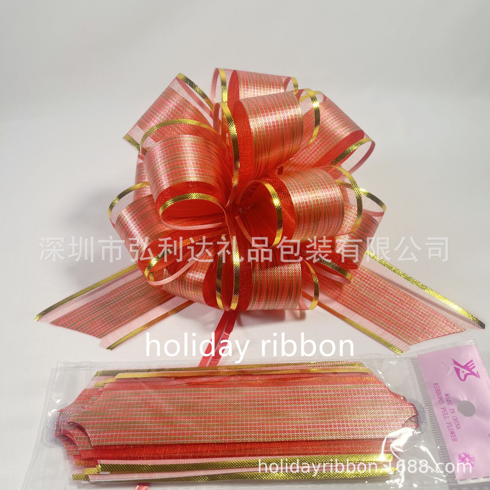 Nuevos materiales de embalaje de flores de bodas de impresión de PP de tamaño grande flores de bolas de arco de flores de mano al por mayor