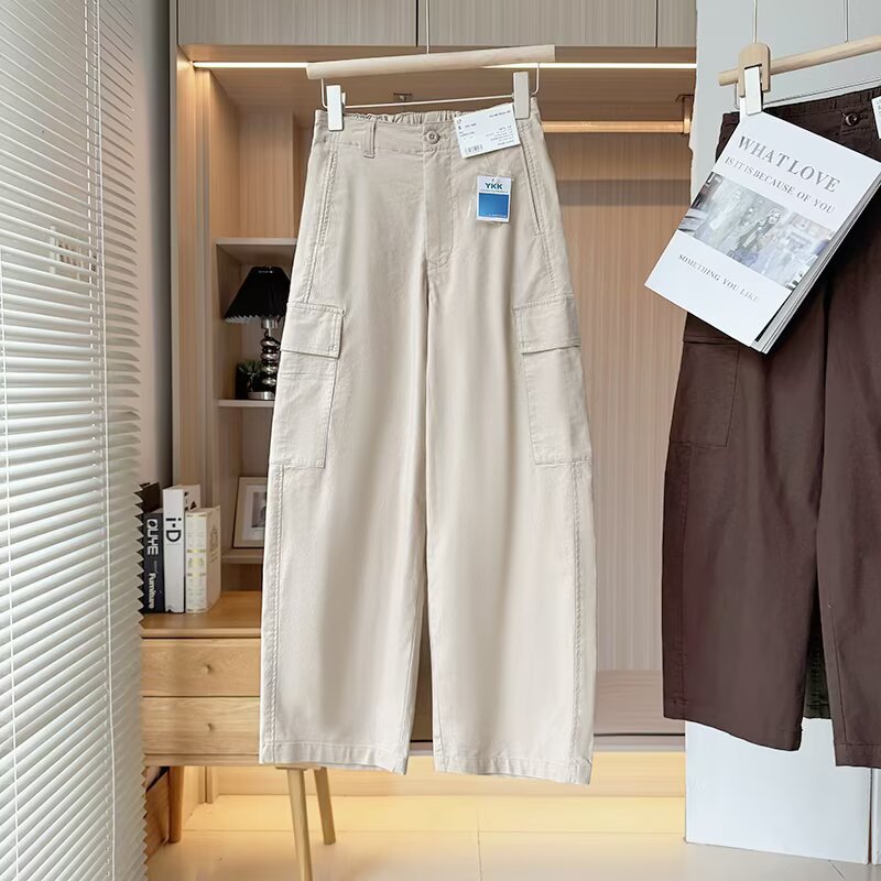 Pantalones Deportivos Cargo con Bolsillos de Poliéster