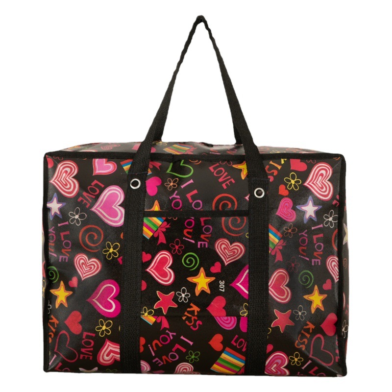Manufacturer Wholesale Thickened Moving Bag Water-Repellent Storage Bag Coated Material Duffel Bag Portable Enlarged Storage Bag