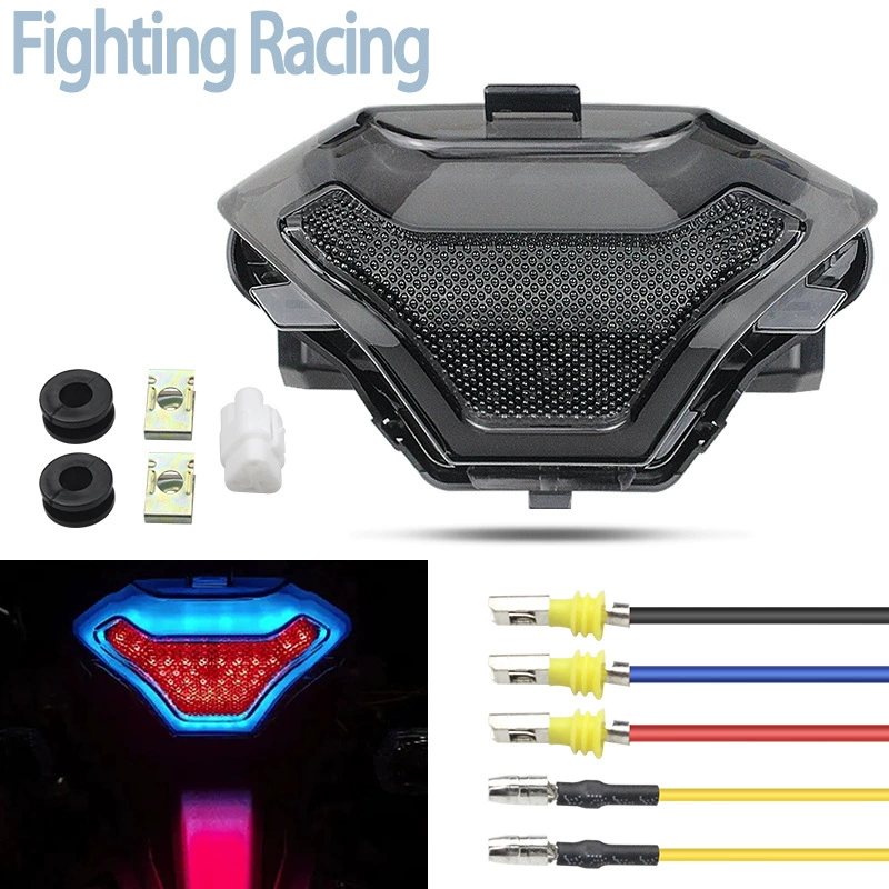 Подходит для Yamaha R3/R25, Y15ZR, MT03/07, LC150 модифицированный Интегрированный задний фонарь поворота