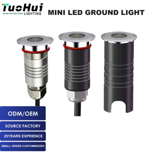 Waterproof star light underground light Mini 1w/3W square underground light embedded led stainless steel light factory direct sales