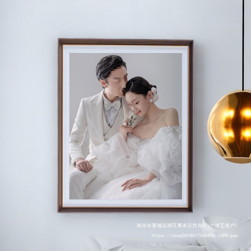 Print Photos, Make Wedding Dresses, Children's Photos, Family Photos, Wall-Mounted, Bedside, Living Room Photo Frames, No Punching Required for Photo Editing
