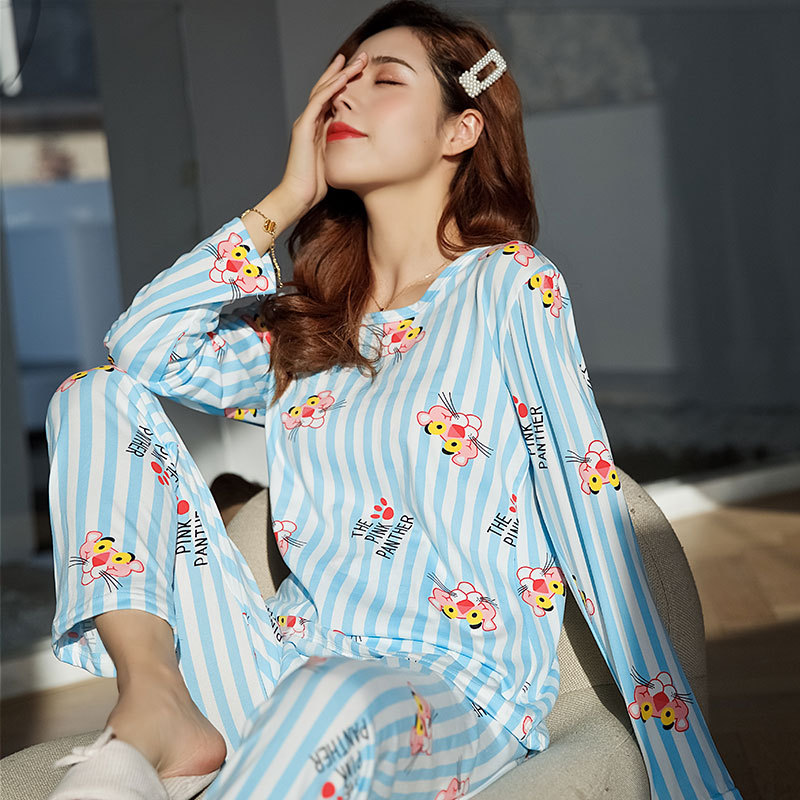 공장 도매 대외 무역 봄과 가을 잠옷 여성 긴 소매 바지 캐주얼, 바람 숙녀 가을과 겨울 홈 의류 세트