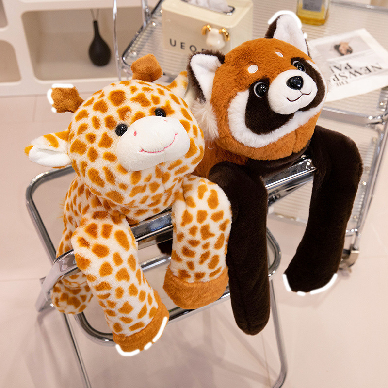 Cross-Border Weighted Long-Arm Animal Plush Toys Raccoon Koala Dinosaur Doll Children's Gift