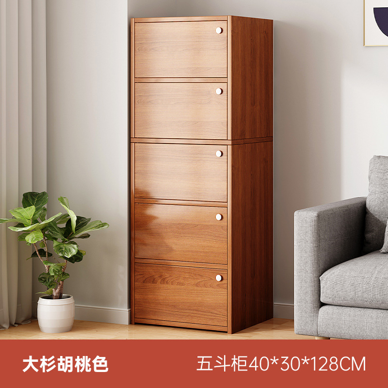 armario de almacenamiento de dormitorio armario de cabecera doméstico armario de almacenamiento armario de pared armario de sala de estar armario simple de cinco cubos