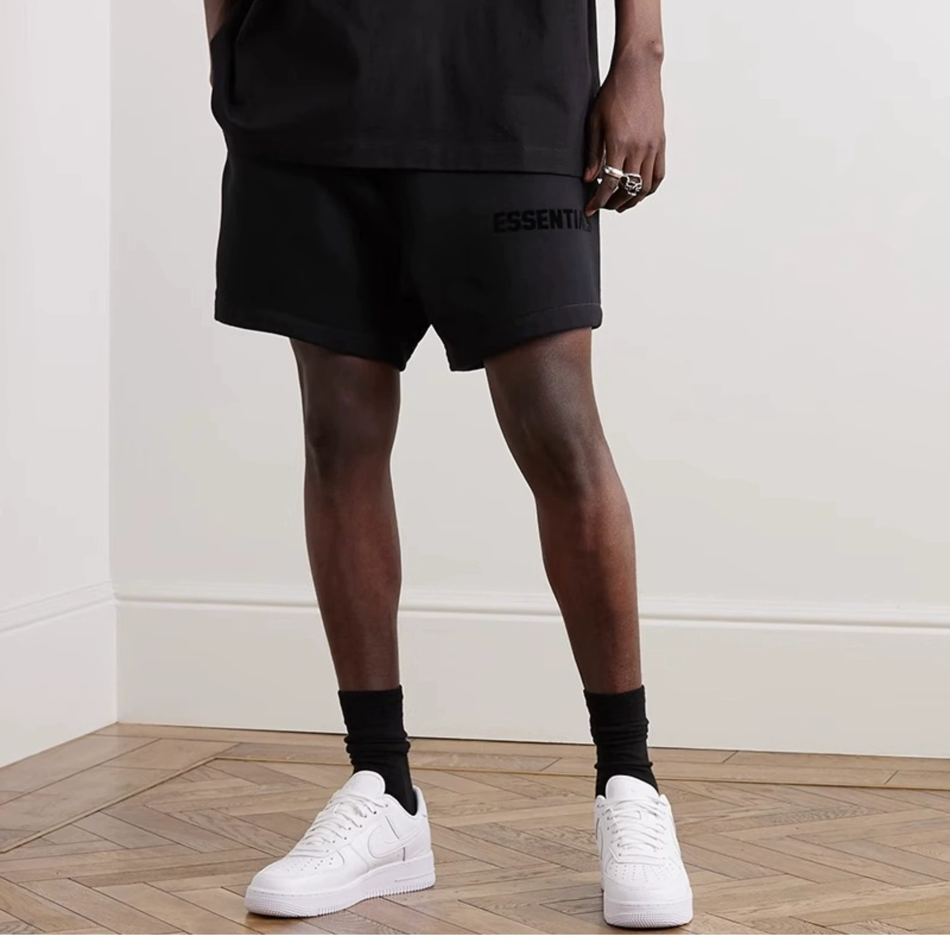 Двухпроводный ESSENTIALS Летний досуг свободные приливные шорты мужское