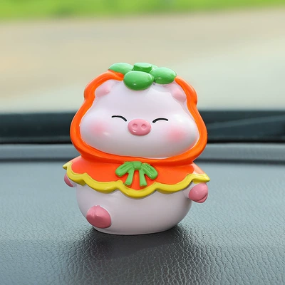 Cartoon Cute Persimmon: Car ornaments - happy-persimmon