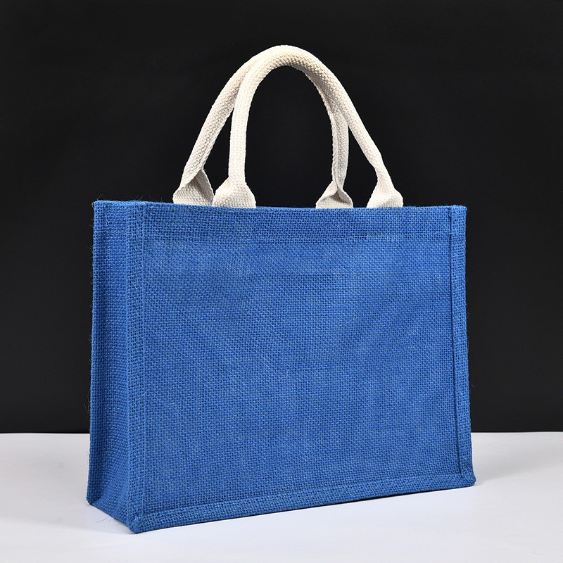 Bolsa de lino no impresa Bolsa De yute personalizado buen producto DIY pintado a mano bolsa de lino de algodón bolsa de regalo portátil al por mayor