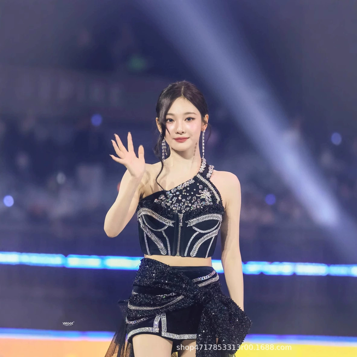 Тот же поющий костюм суперновы группы девочек Ning Yizhuo, костюм для выступления в стиле к-поп, джазовый костюм для выступления на сцене