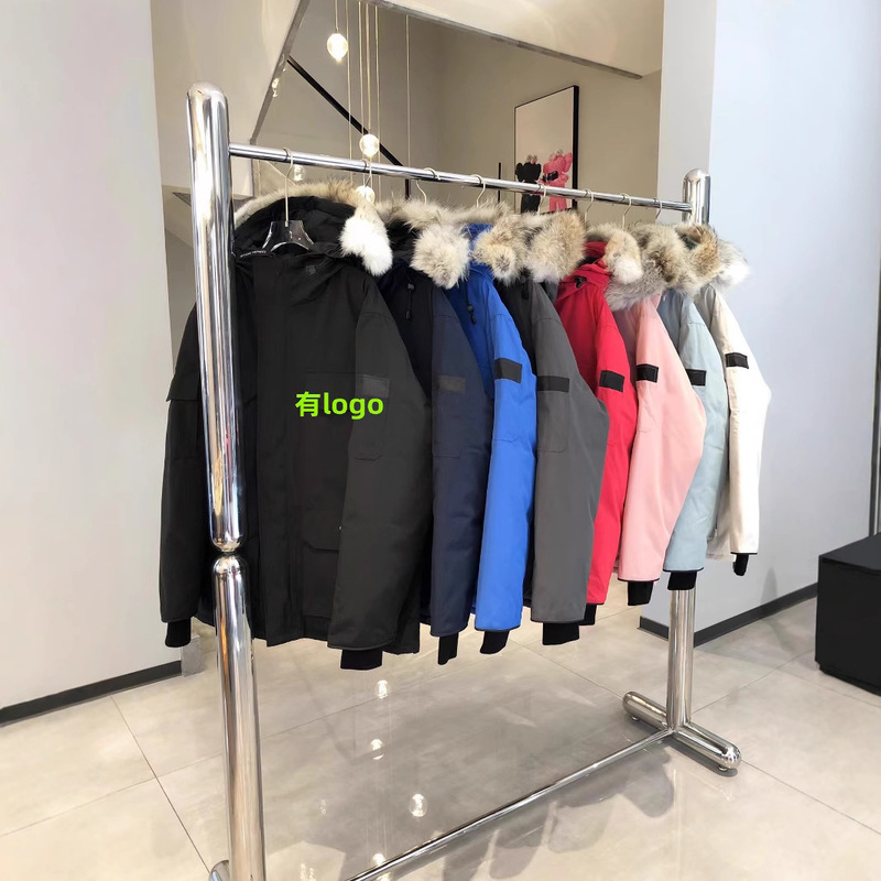 Putian factory new 08 big goose down jacket expedition men's and women's couples long down jacket parka