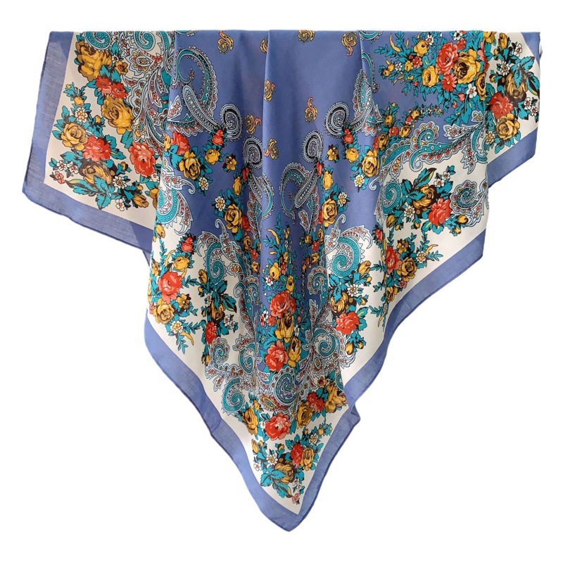 Mantón de estilo étnico de las mujeres de verano al aire libre fotografía de viajes bufanda grande Toalla de playa delgada bufanda de protección solar de doble uso versátil