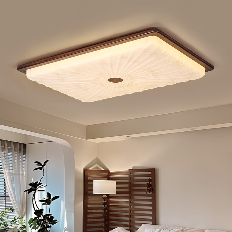 中古风宋式美学吸顶灯法式房间卧室灯奶油风护眼高级主卧中山灯具