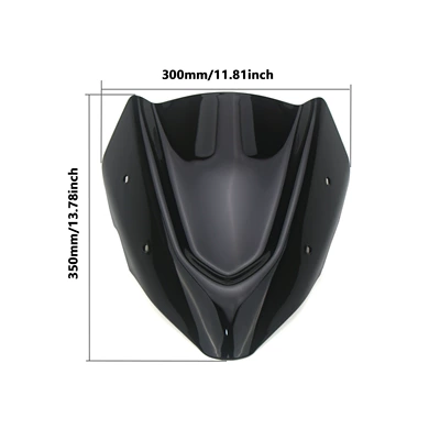 Suitable for Kawasaki: Motorcycle front windshield