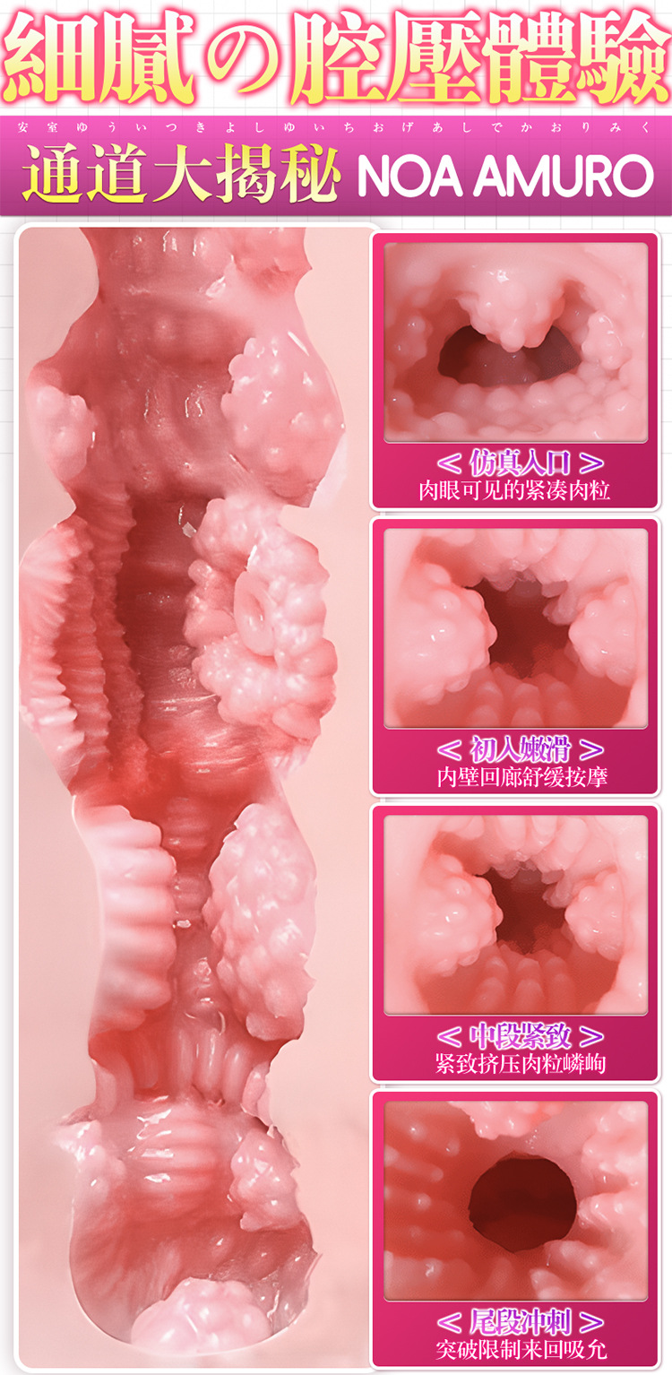 Jiuai Portable Manual Masturbator in Liquid Silicone, Skin Tone, Adult Men’s Pleasure Cup — detail image 6