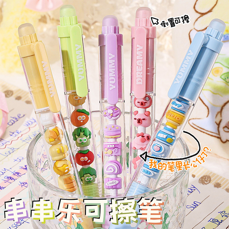 Cute and Creative Black Gel Pens for Girls, Smooth and Attractive Signature Pens
