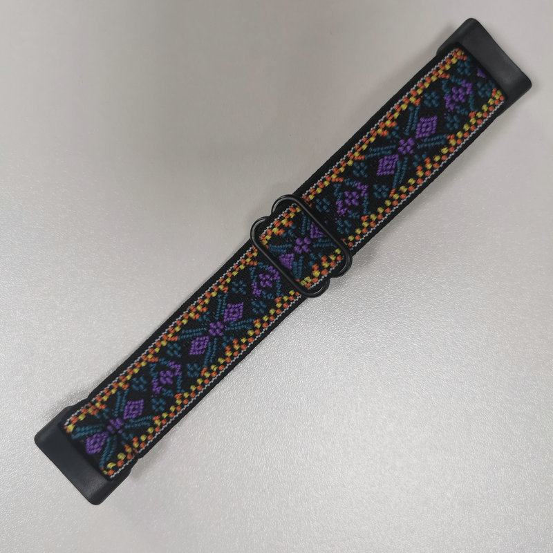 Adecuado para Fitbit Sense/Sense2/Versa 3/4 correa elástica Versa2 con correa de reloj de hebilla grande